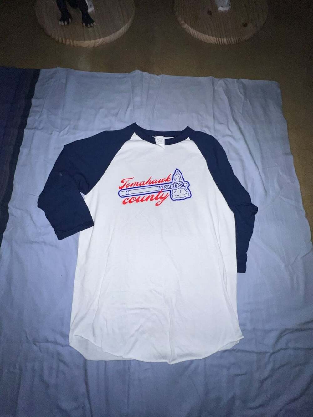 Phish Trey Tomahawk County Graphic Raglan Baseball 3/4 Sleeve T-Shirt